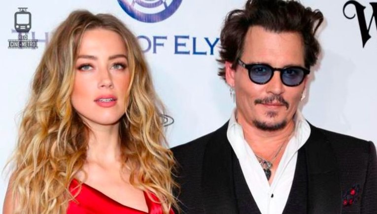 Uno scatto di Johnny Deep e Amber Heard - Oggi24.it