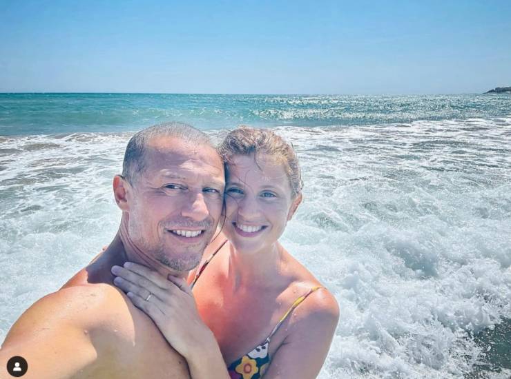 Stefano Accorsi e la moglie Bianca - oggi24.it credit Instagram