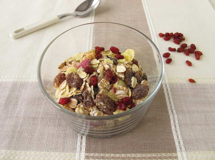 Muesli con uvette e frutta - oggi24.it