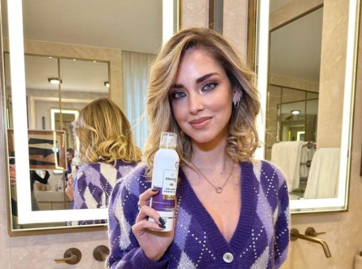 Una delle collaborazioni che rimane è con pantene - oggi24.it credit Instagram